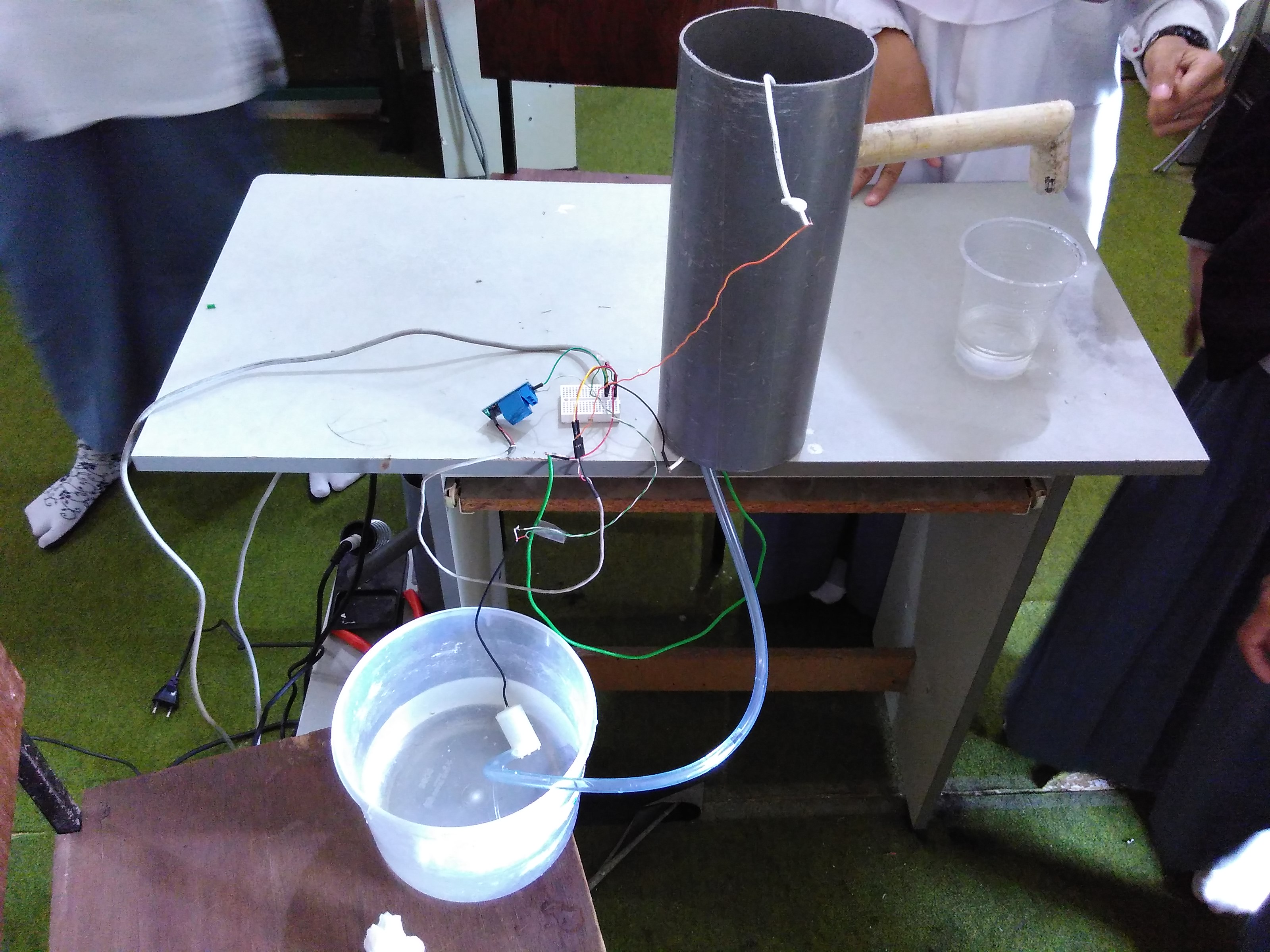 alat arduino untuk membuat kran air otomatis